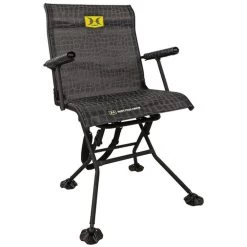 Hawk Stealth Spin Ground Blind Chair