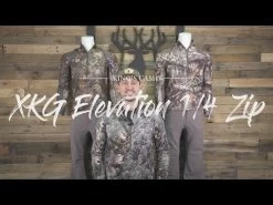 King's Camo XKG Elevation 1/4 Zip Tee 8 King's Camo XKG Elevation 1/4 Zip Tee -Hunting Time hqdefault 5 30