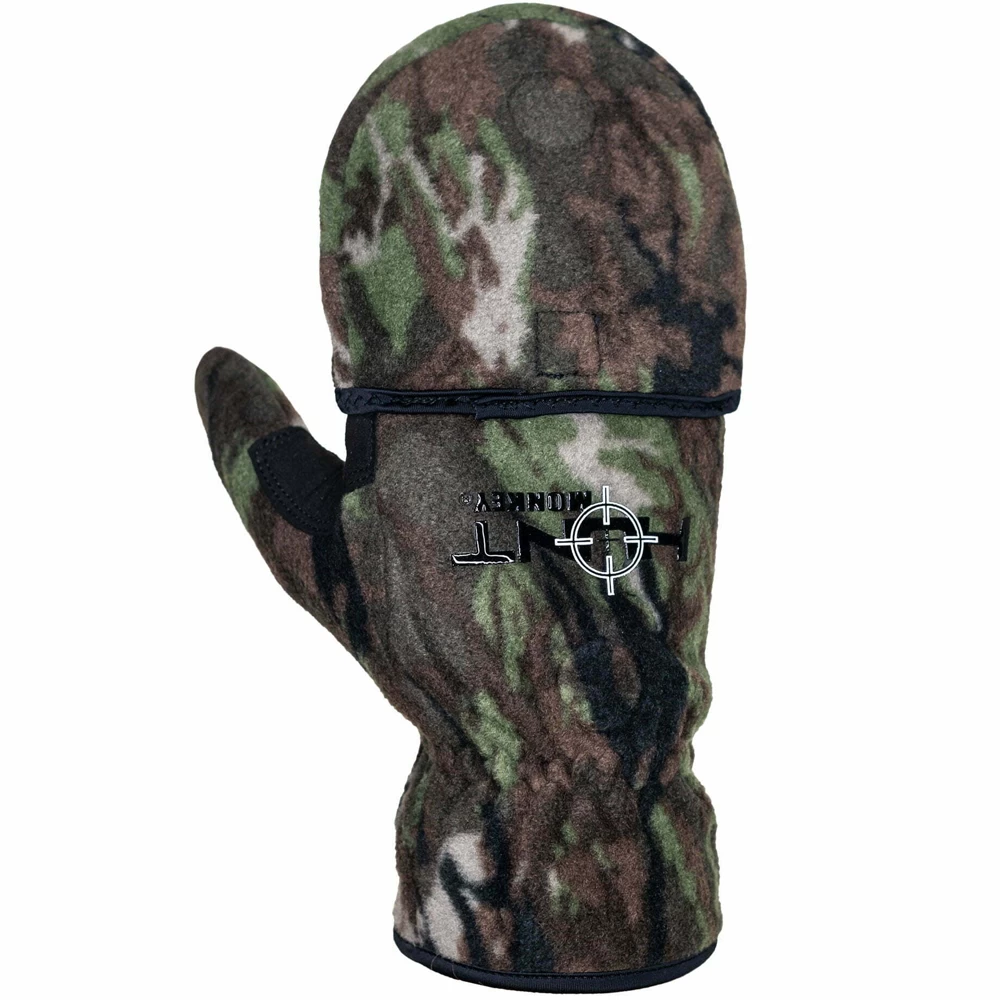 Hunt Monkey Chilly Willie Fleece Flip Top Mittens 2 Hunt Monkey Chilly Willie Fleece Flip Top Mittens - Image 2