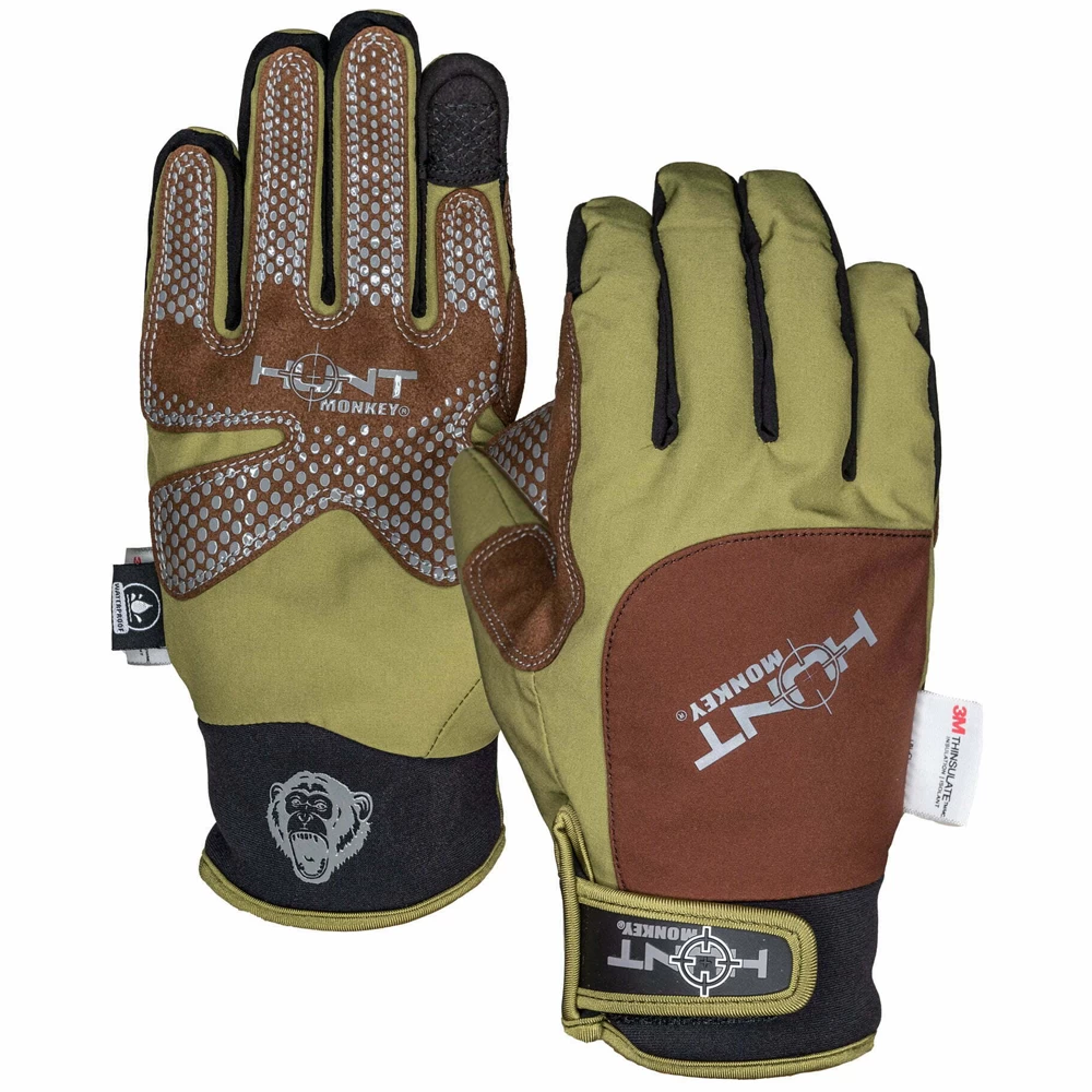 Hunt Monkey Stealth Hunt Dry-Tec Waterproof Insulated Hunting Gloves 2 Hunt Monkey Stealth Hunt Dry-Tec Waterproof Insulated Hunting Gloves - Image 2