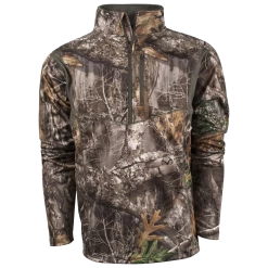 King's Camo Hunter 1/4 Zip Pullover -Hunting Time kcm1418 re preview