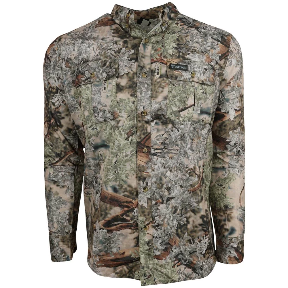 King's Camo Hunter Safari Long Sleeve Shirt 1 King's Camo Hunter Safari Long Sleeve Shirt