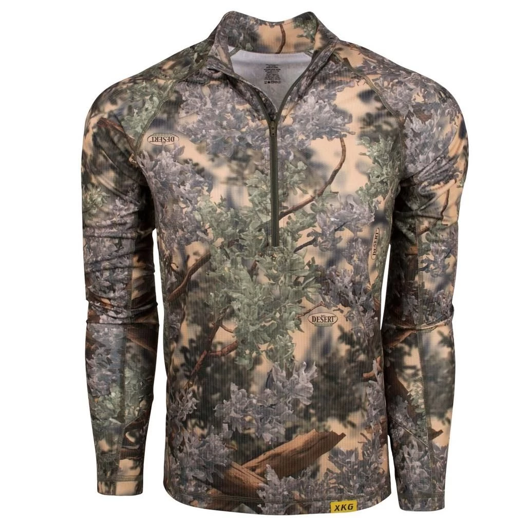 King's Camo XKG Elevation 1/4 Zip Tee 2 King's Camo XKG Elevation 1/4 Zip Tee - Image 2