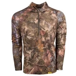 King's Camo XKG Elevation 1/4 Zip Tee 9 King's Camo XKG Elevation 1/4 Zip Tee -Hunting Time kings elevation quarter zip mountain shadow