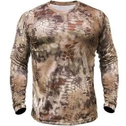 Kryptek Hyperion Long Sleeve Crew -Hunting Time kryptek hyperion long sleeve crew highlander front
