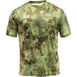 Kryptek Hyperion Short Sleeve Crew -Hunting Time kryptek hyperion short sleeve crew mandrake front