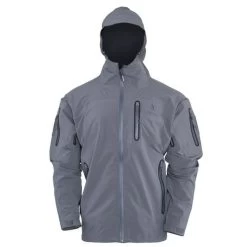 Kryptek Koldo 3L Waterproof Rain Jacket -Hunting Time kryptek koldo rain jacket dark charcoal front