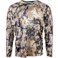 Kryptek Valhalla Long Sleeve Crew Shirt -Hunting Time kryptek valhalla long sleeve crew shirt skyfall front