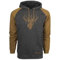 King's Camo Logo Triblend Fleece Hoodie -Hunting Time ksw705 cbo 1