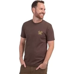 Vortex Counting Sheep Short Sleeve Shirt -Hunting Time vortex counting sheep t shirt brown 4