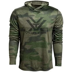 Vortex Sun Slayer Hoodie -Hunting Time vortex sun slayer hoodie forest camo front
